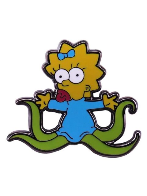 Значок Мэгги Симпсон из мультфильма The Simpsons
