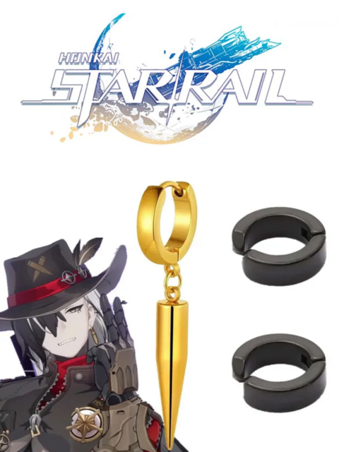 Серьги Бутхилл из аниме - игры Honkai: Star Rail