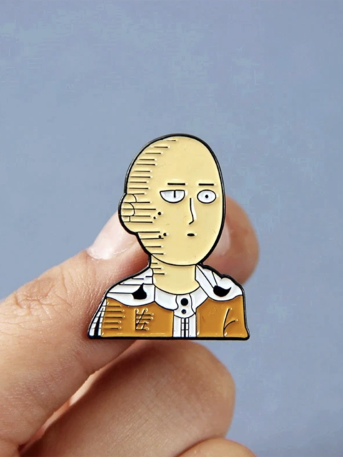 Значок Сайтама из аниме One Punch Man Ванпанчмен