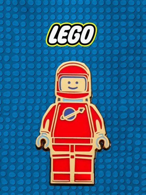 Значок Человечек - Астронавт из мультфильма Lego ЛЕГО Фильм