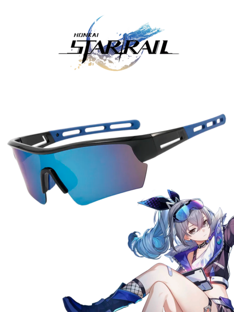 Солнцезащитные очки для косплея Серебряный Волк из аниме - игры Honkai: Star Rail Хонкай