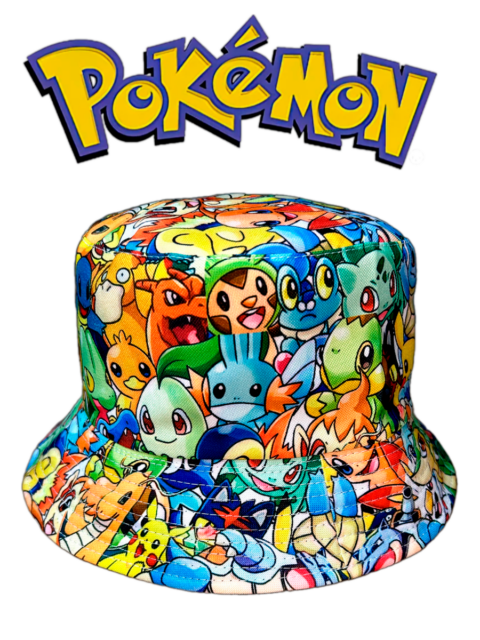 Панама двусторонняя из аниме Покемон Pokemon