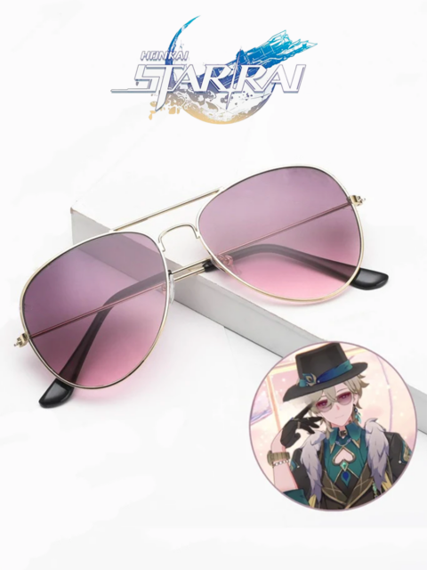 Очки солнцезащитные для косплея Авантюрина из игры Хонкай: Star Rail