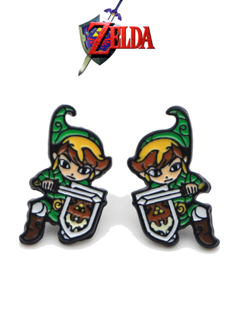 Серьги - гвоздики Линк из игры Зельда The Legend of Zelda
