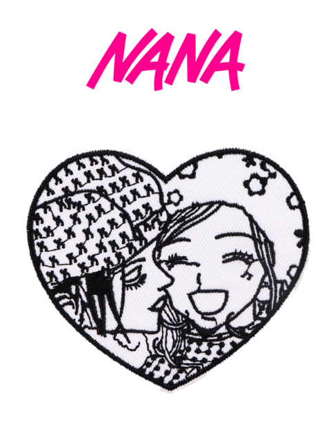 Нашивка термоаппликация Осаки Нана и Комацу Нана (Хатико) из аниме Nana Нана