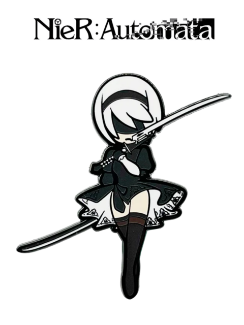 Значок из игры NieR: Automata "Ангелы, люди, роботы" Ниер: Автомата