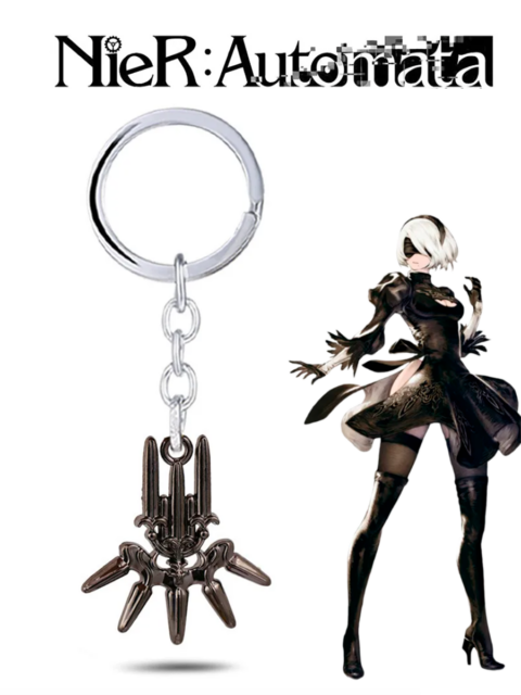 Брелок из игры NieR: Automata "Ангелы, люди, роботы" Ниер: Автомата