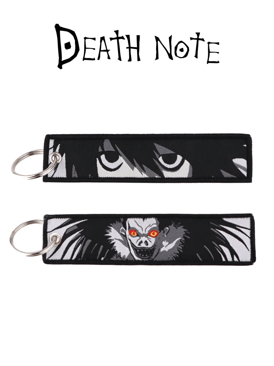 Брелок тканевый L и Рюк из аниме Тетрадь смерти Death Note