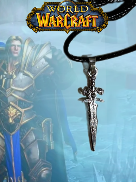 Кулон Меч «Ледяная Скорбь» Артас Менетил Варкрафт из игры World of Warcraft