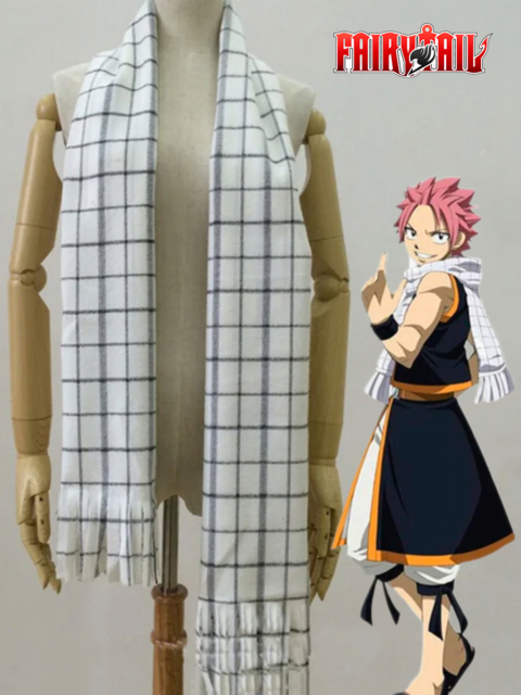 Шарф Нацу для косплея из аниме Хвост феи Fairy Tail