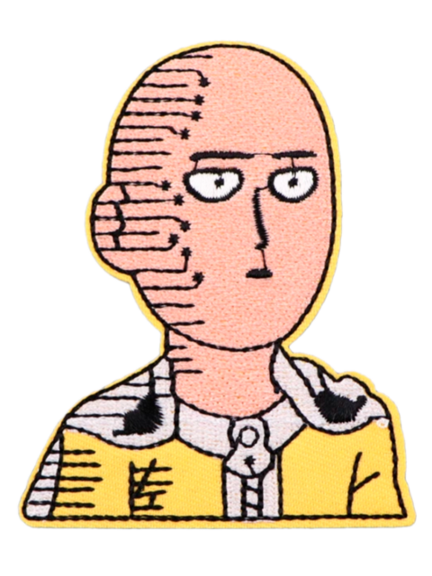 Нашивка термоаппликация Сайтама из аниме One Punch Man Ванпанчмен