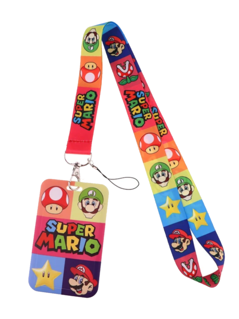 Бейдж для пропуска на шею из игры Super Mario Марио