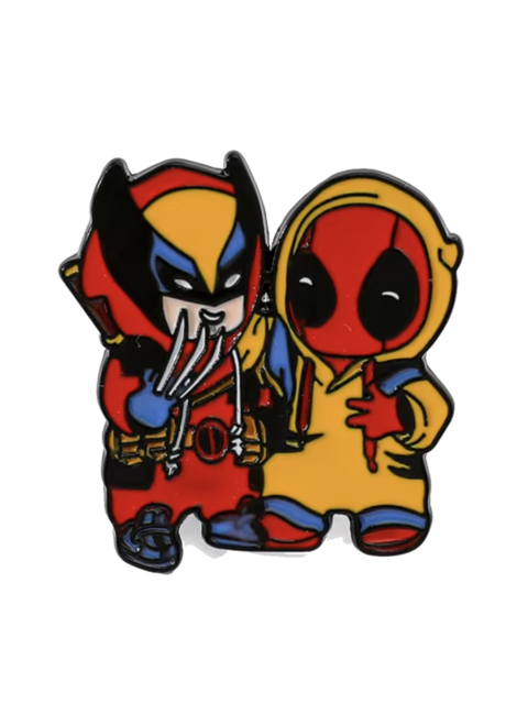 Значок Дэдпул и Росомаха Марвел Marvel