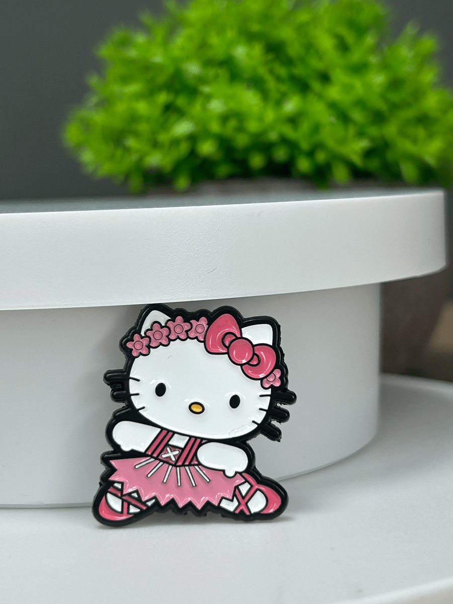 Значок Хеллоу Китти из аниме Hello Kitty — изображение 10