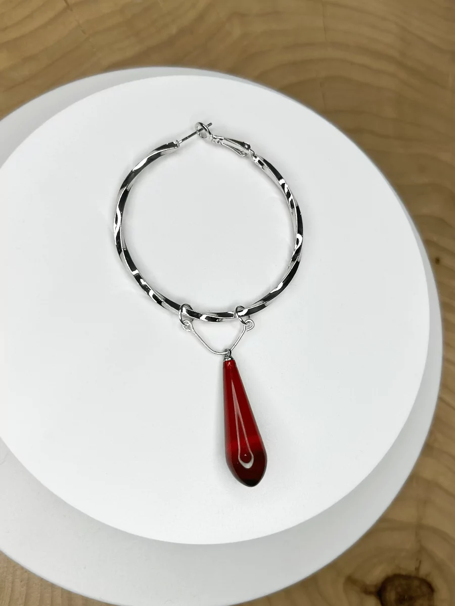 Серьга - кольцо Хуа Чэн из аниме Благословение Небожителей — изображение 4