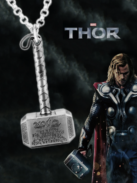 Кулон Мьёльнир Молот Бога Тора Марвел Marvel