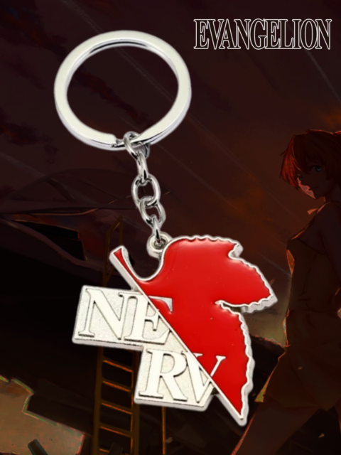 Брелок металлический Nerv из аниме Евангелион