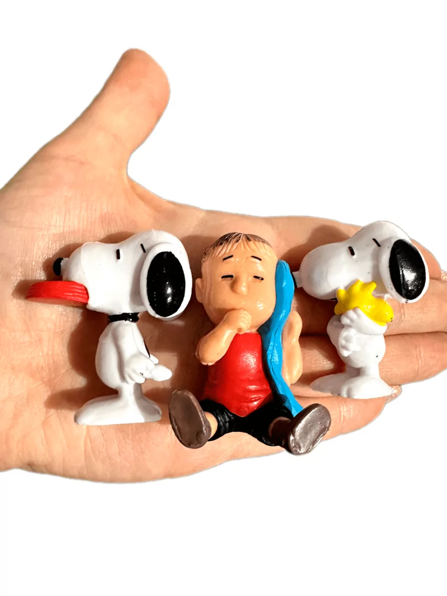 Фигурки - игрушки Снуппи и мелочь пузатая Snoopy 12 шт — изображение 4