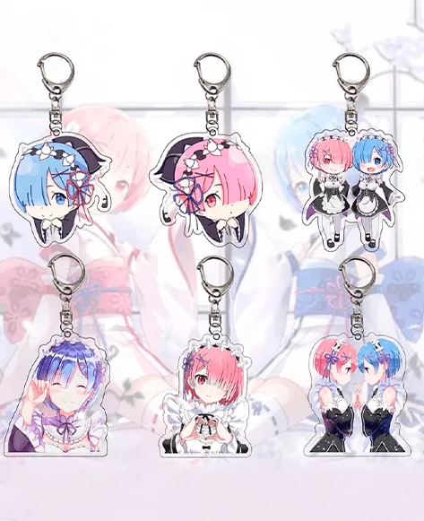 Брелок из аниме Re: Zero Жизнь с нуля в альтернативном мире
