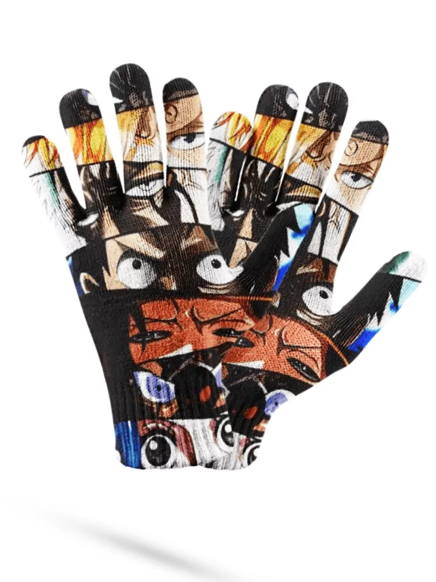 Перчатки сенсорные из аниме One Piece Ван Пис