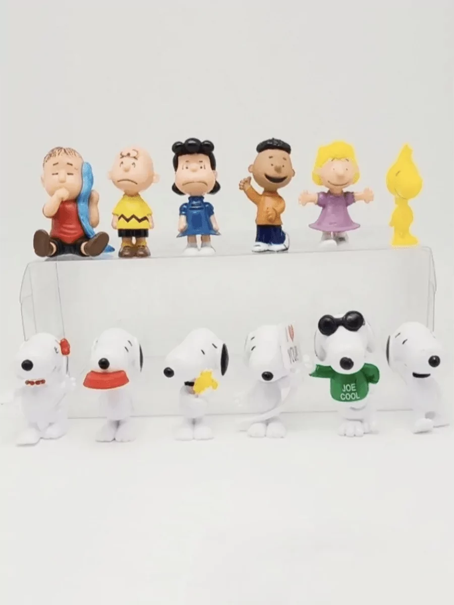 Фигурки - игрушки Снуппи и мелочь пузатая Snoopy 12 шт — изображение 7
