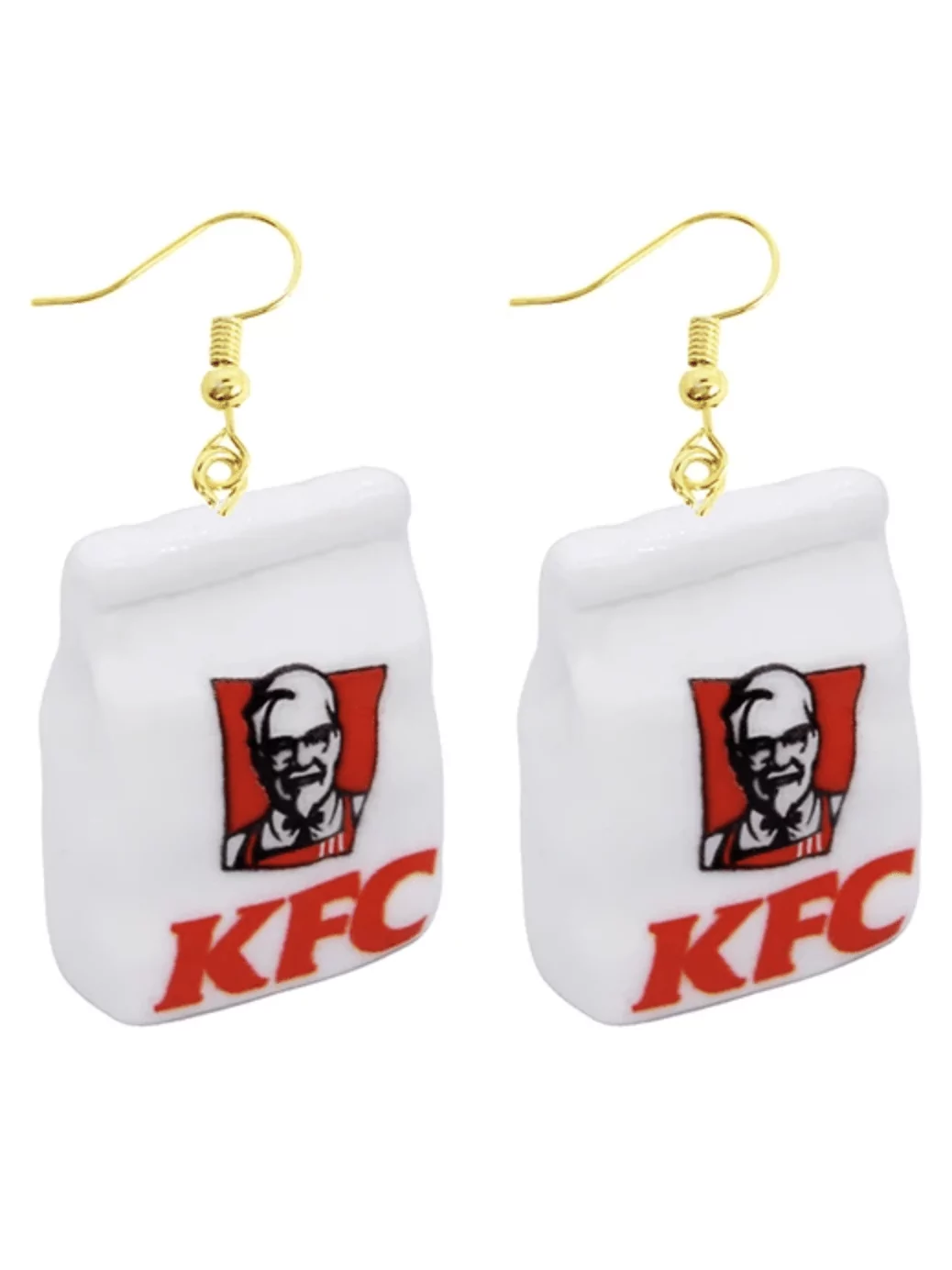 Серьги Пакет с собой KFC КФС