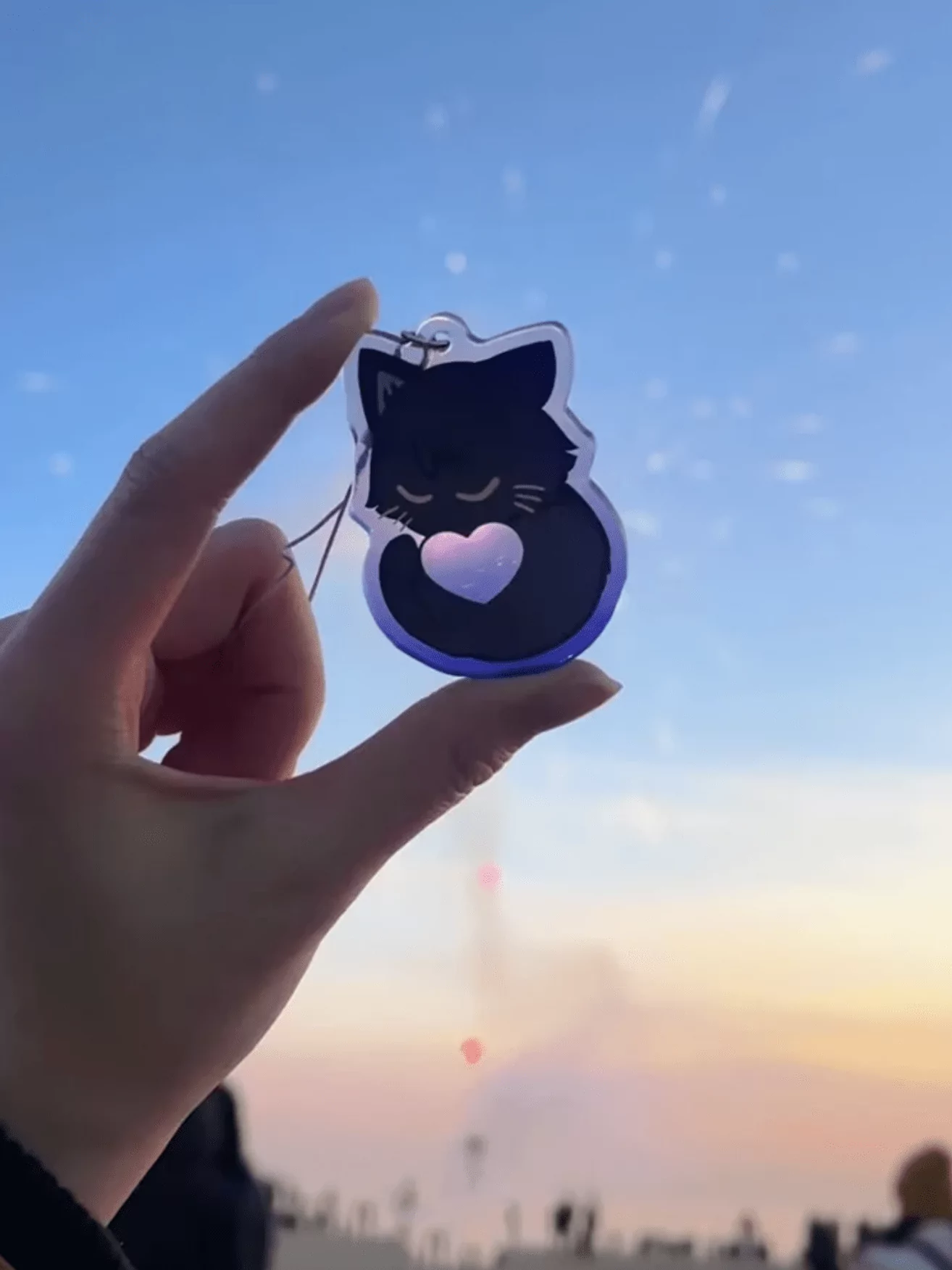 Брелок Кот Скарамучча из аниме - игры Геншин Импакт — изображение 3