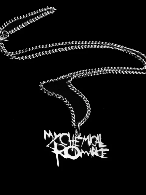 Кулон - логотип рок-группы My Chemical Romance из нержавеющей стали