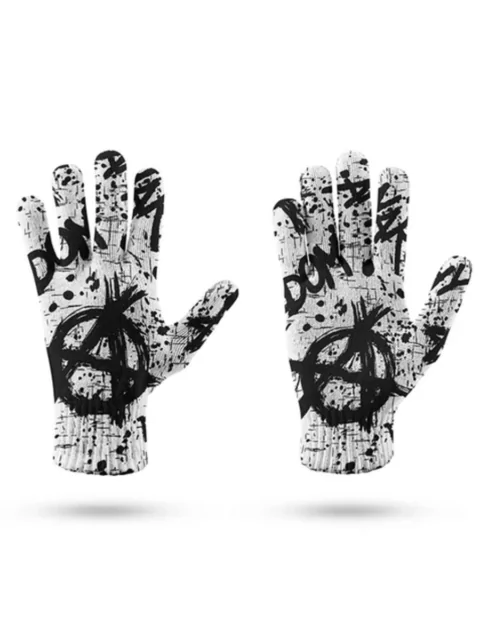 Перчатки сенсорные Панки Анархия Punks