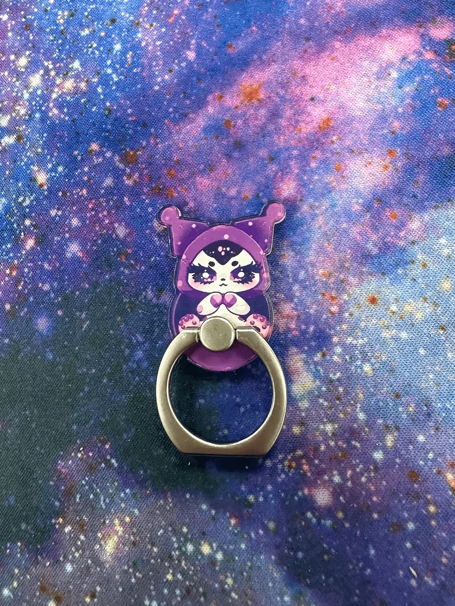 Кольцо - держатель для телефона Куроми из аниме Onegai My Melody — изображение 7