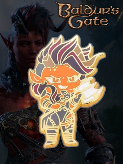 Значок Карлах из игры Baldur's Gate 3