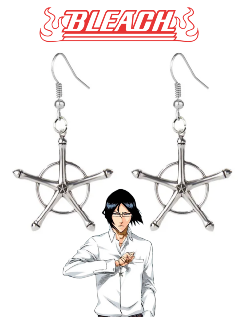Серьги Крест Квинси Урю Исида из аниме Блич Bleach