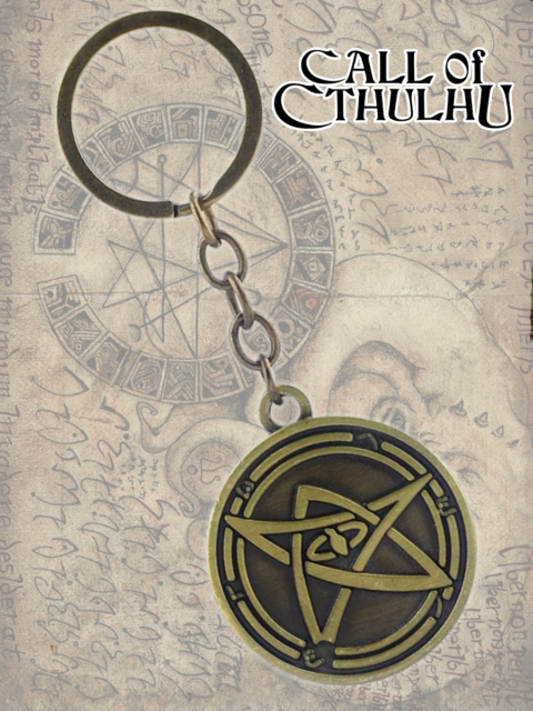 Брелок Ктулху Некрономикон Печать из игры Call of Cthulhu Лавкрафт