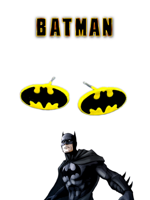 Серьги - гвоздики Бэтмен Batman DC Comics