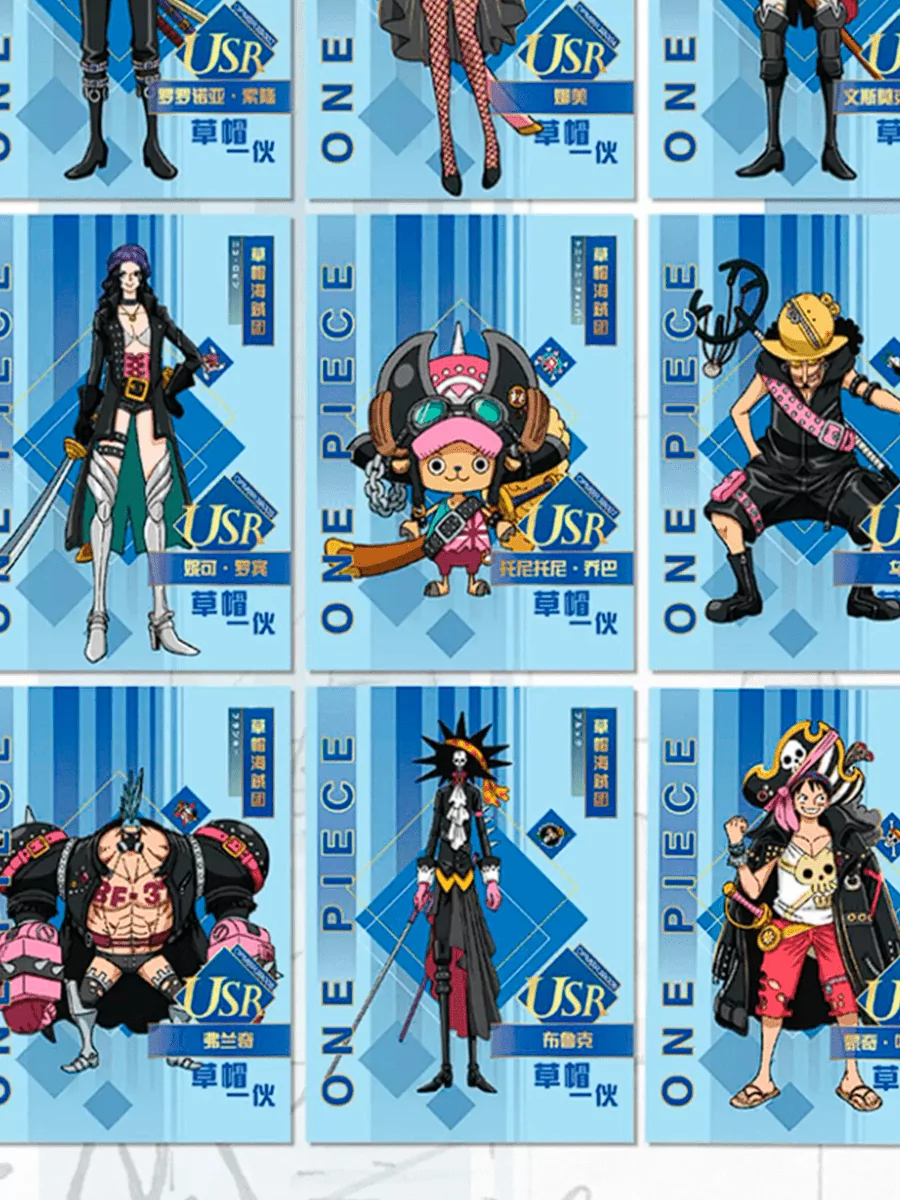Бокс с коллекционными карточками из аниме One Piece Ван Пис 32 пака — изображение 11