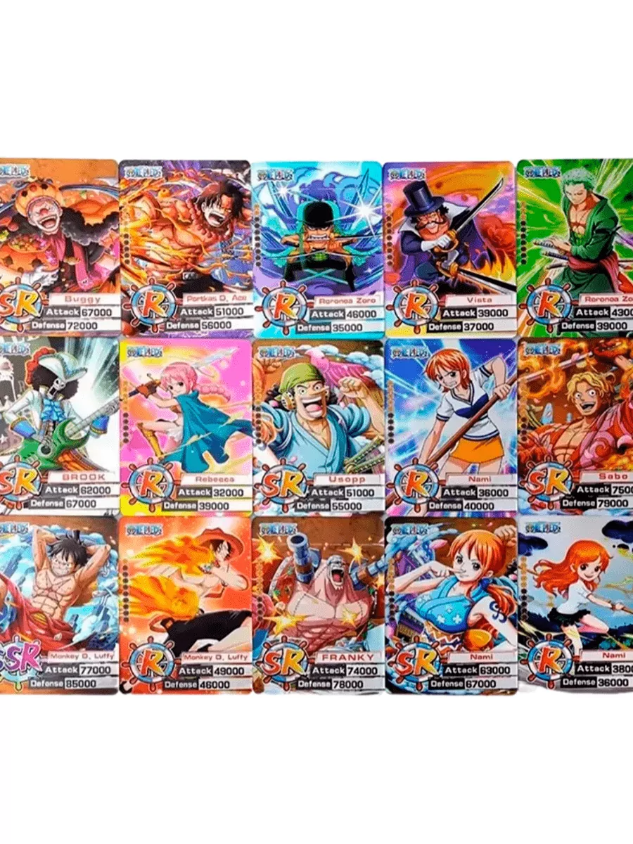 Бокс с коллекционными карточками из аниме One Piece Ван Пис 32 пака — изображение 5