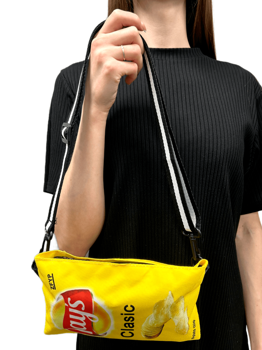 Сумка - бананка кросс боди Чипсы Лейс Lays — изображение 3
