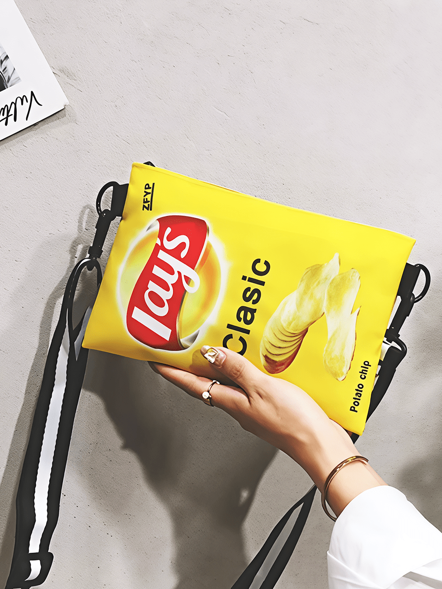 Сумка - бананка кросс боди Чипсы Лейс Lays