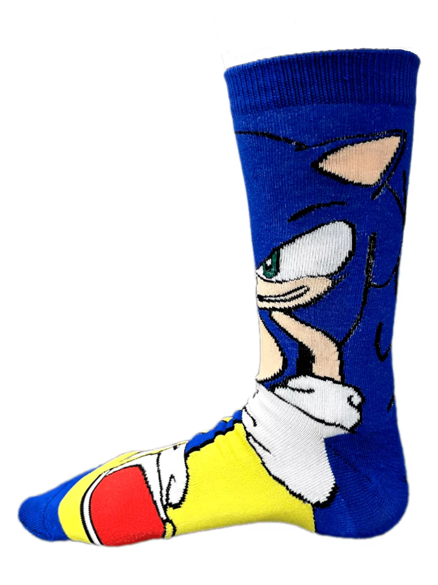 Носки длинные Еж Соник из игры Sonic Соник — изображение 3