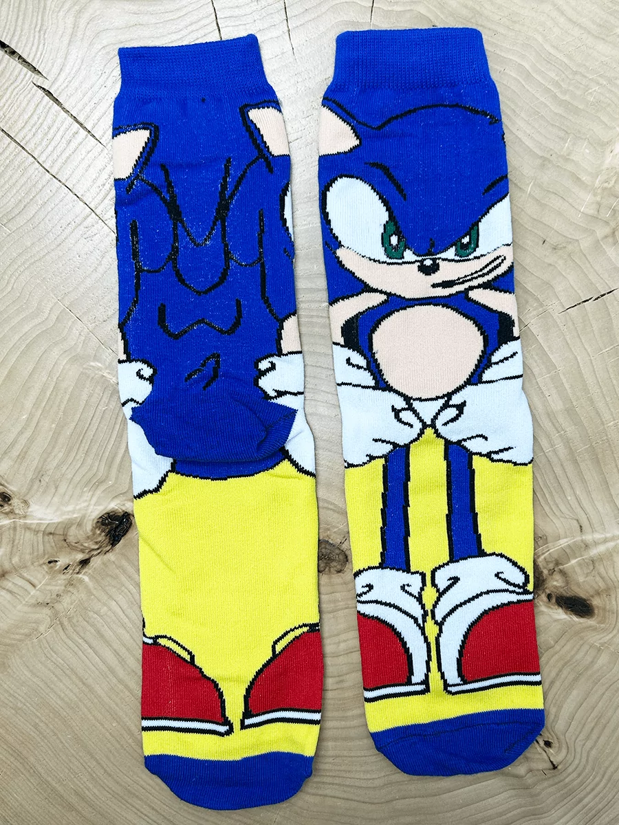 Носки длинные Еж Соник из игры Sonic Соник — изображение 7