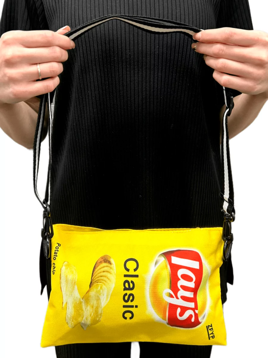 Сумка - бананка кросс боди Чипсы Лейс Lays — изображение 5