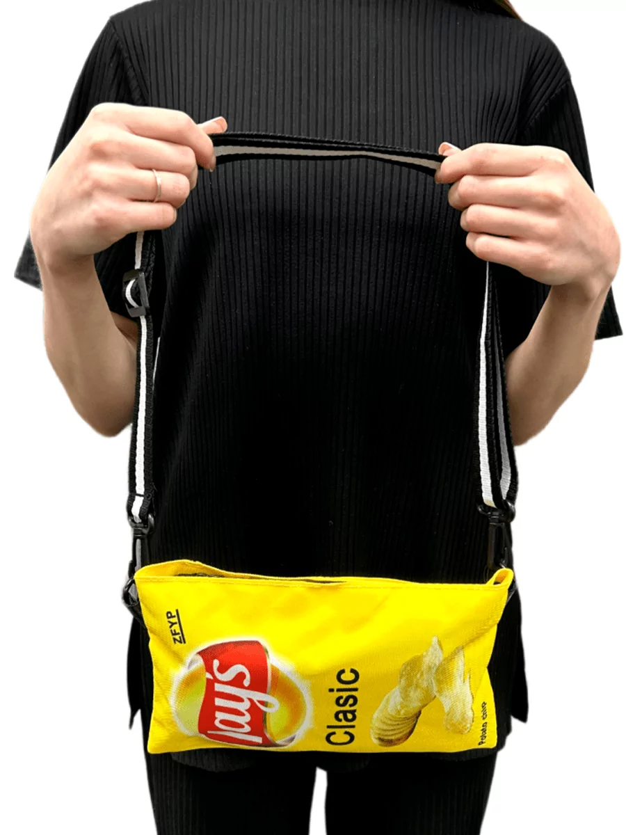 Сумка - бананка кросс боди Чипсы Лейс Lays — изображение 9