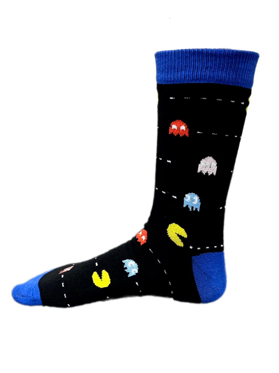 Носки длинные Пакман и Призраки из игры Pac-Man — изображение 2
