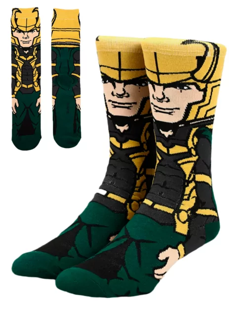 Носки длинные Бога Локи Loki Марвел Marvel Comics