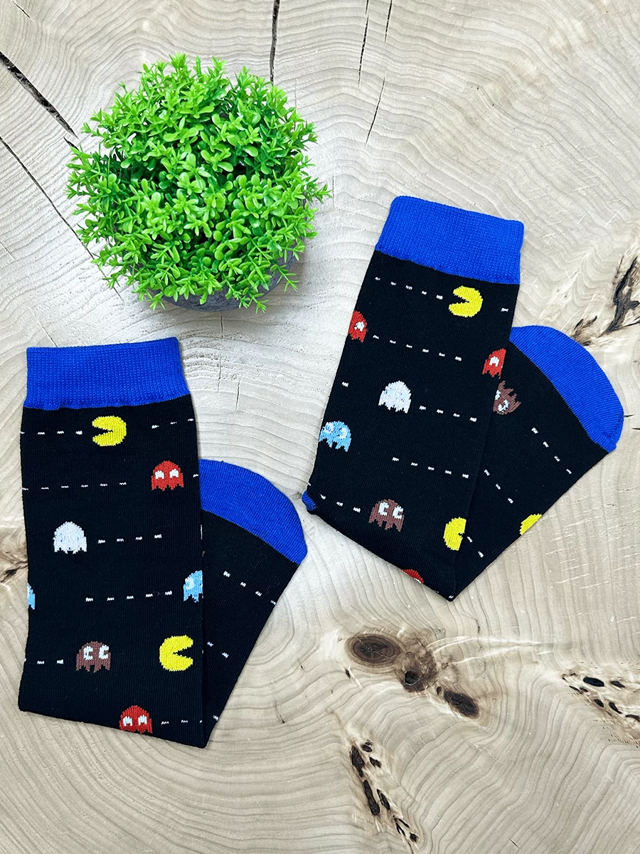 Носки длинные Пакман и Призраки из игры Pac-Man — изображение 8