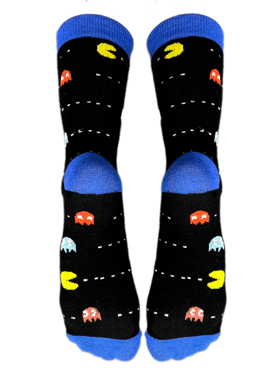 Носки длинные Пакман и Призраки из игры Pac-Man — изображение 4