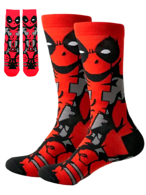 Носки длинные из фильма Дэдпул Deadpool Марвел Marvel Comics