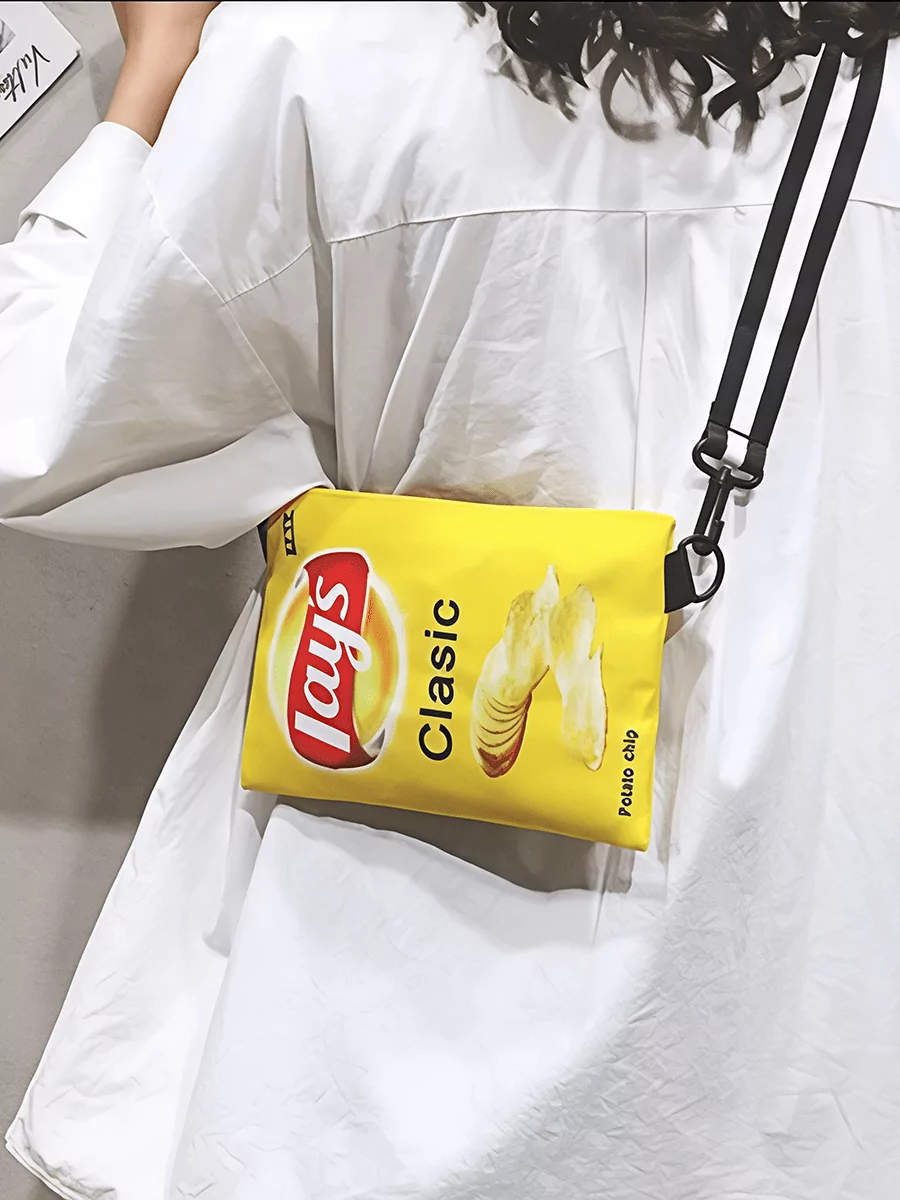 Сумка - бананка кросс боди Чипсы Лейс Lays — изображение 2