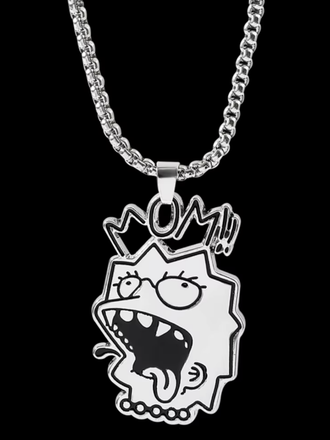 Кулон Лиза Симпсон из мультфильма Симпсоны The Simpsons