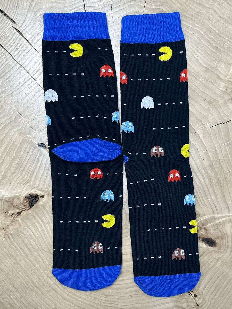 Носки длинные Пакман и Призраки из игры Pac-Man — изображение 6